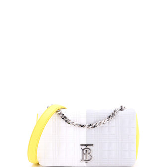 Burberry Lola Shoulder Bag Quilted Lambskin Small