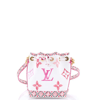Louis Vuitton Noe NM Handbag By The Pool Monogram Watercolor Giant Nano