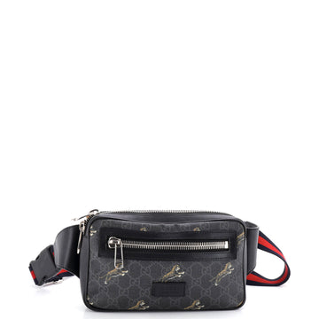 Gucci Soft Zip Belt Bag Printed GG Coated Canvas Small