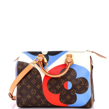 Louis Vuitton Speedy Bandouliere Bag Limited Edition Game On Monogram Canvas 30