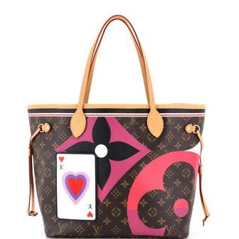 Louis Vuitton Neverfull NM Tote Limited Edition Game On Monogram Canvas MM