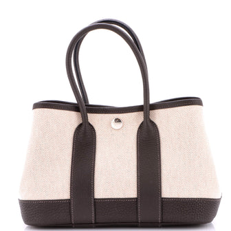Hermes Neo Garden Tote Toile and Leather 23