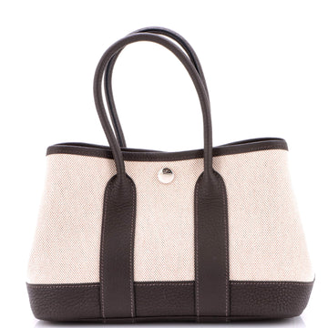 Hermes Neo Garden Tote Toile and Leather 23