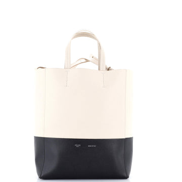 Celine Vertical Bi-Cabas Tote Grained Calfskin Small