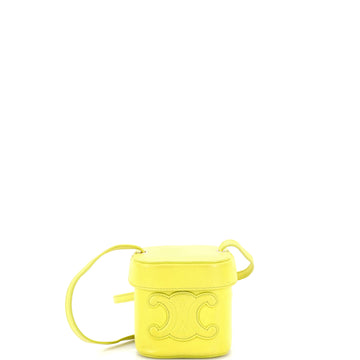 Celine Cuir Triomphe Box Bag Leather Small
