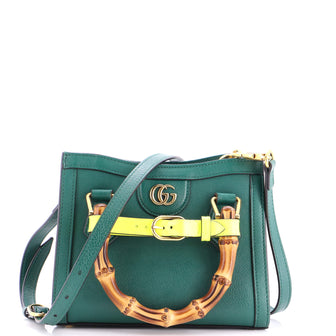 Gucci Diana NM Bamboo Handle Tote Leather Mini
