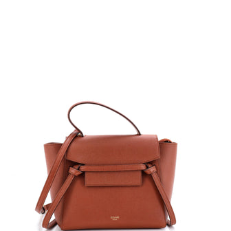 Celine Belt Bag Textured Leather Nano