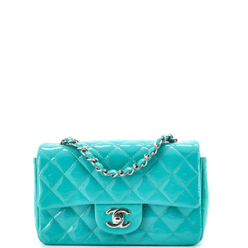 Chanel Classic Single Flap Bag Quilted Patent Mini