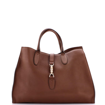 Gucci Jackie Soft Tote Leather Large