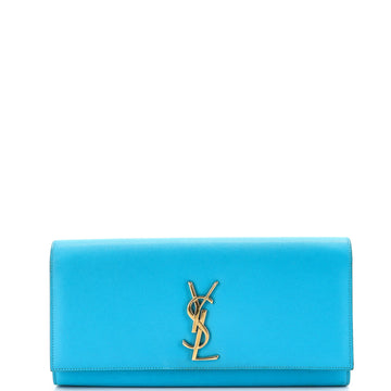 Saint Laurent Classic Monogram Clutch Leather Long