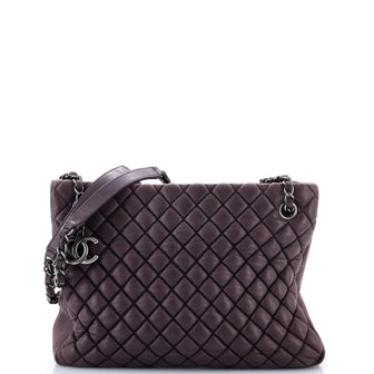 Chanel New Bubble Tote Quilted Calfskin Small