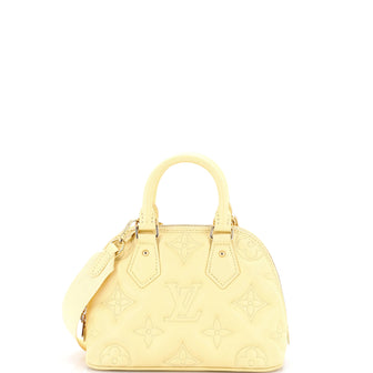 Louis Vuitton Alma Handbag Bubblegram Leather BB