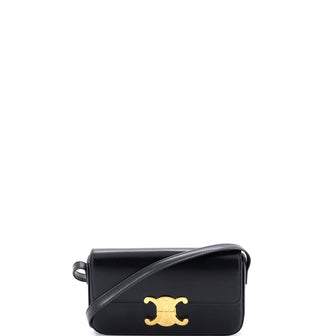 Celine Triomphe East-West Shoulder Bag Smooth Calfskin