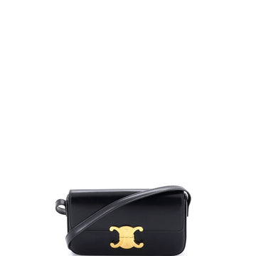 Celine Triomphe East-West Shoulder Bag Smooth Calfskin