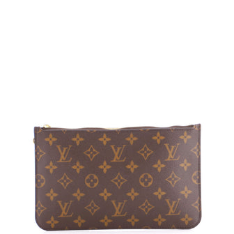 Louis Vuitton Neverfull Pochette Monogram Canvas Large
