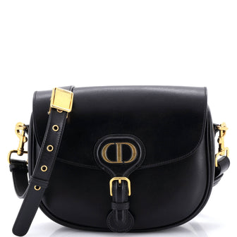 Christian Dior Bobby Flap Bag Leather Medium