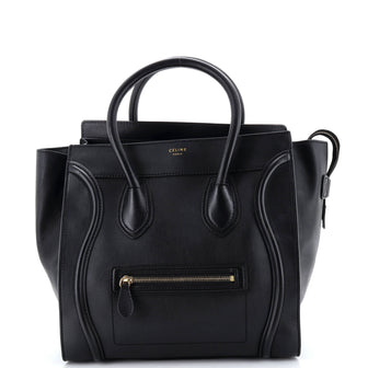 Celine Luggage Bag Smooth Leather Mini