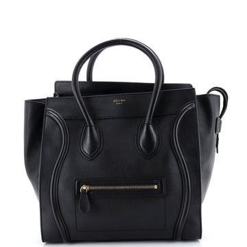 Celine Luggage Bag Smooth Leather Mini