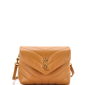 Saint Laurent Loulou Shoulder Bag Matelasse Chevron Leather Toy