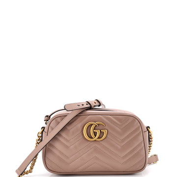 Gucci GG Marmont Shoulder Bag Matelasse Leather Small
