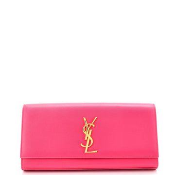 Saint Laurent Classic Monogram Clutch Leather Long