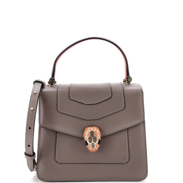 Bvlgari Serpenti Forever Top Handle Bag Leather Small