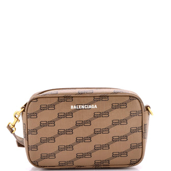Balenciaga Signature Camera Bag BB Monogram Coated Canvas Small