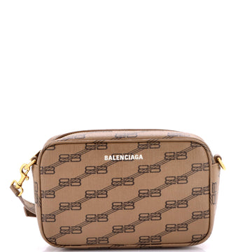 Balenciaga Signature Camera Bag BB Monogram Coated Canvas Small