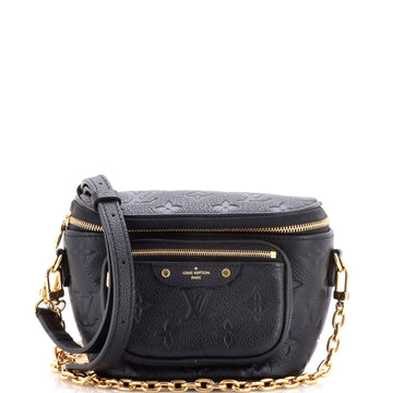 Louis Vuitton Bum Bag Bicolor Monogram Empreinte Giant Mini