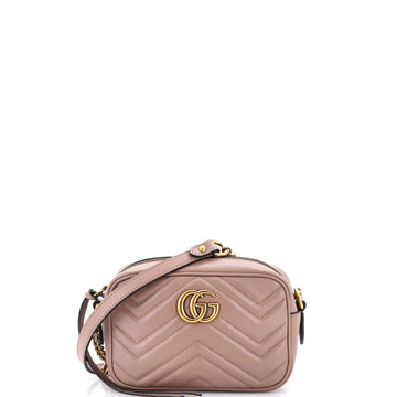 Gucci GG Marmont Shoulder Bag Matelasse Leather Mini