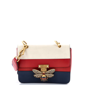 Gucci Queen Margaret Flap Bag Colorblock Leather Medium