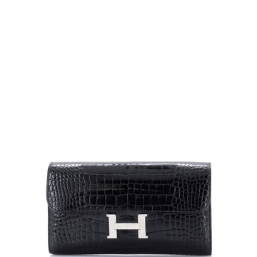 Hermes Constance Wallet Alligator Long