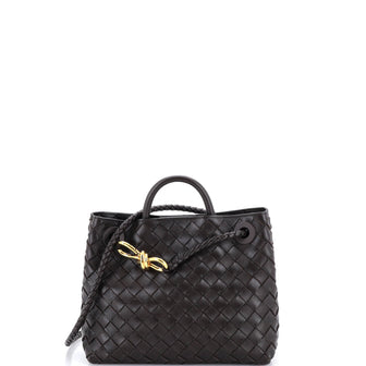 Bottega Veneta Andiamo Top Handle Bag Intrecciato Nappa Small