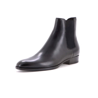 Saint Laurent Men's Wyatt Chelsea Boots Leather