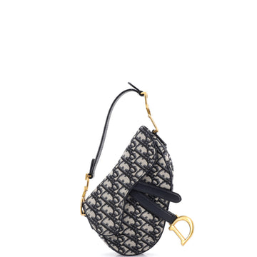 Christian Dior Saddle Handbag Oblique Canvas Mini