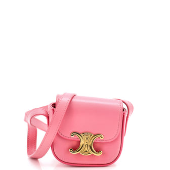 Celine Claude Shoulder Bag Leather Mini
