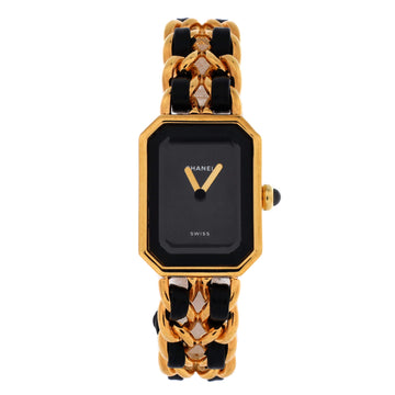 Chanel Premiere Rock Quartz Watch Plated Metal and Leather 20