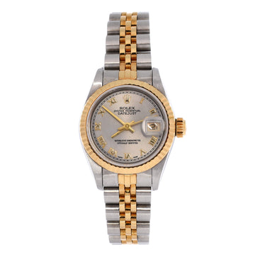 Rolex Oyster Perpetual Datejust Automatic Watch Stainless Steel and Yellow Gold 26
