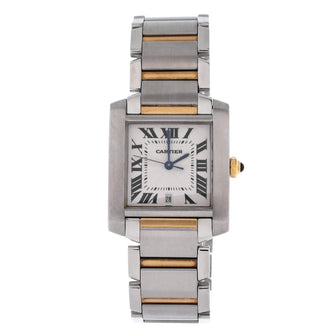 Cartier Tank Francaise Automatic Watch Stainless Steel and Yellow Gold 28