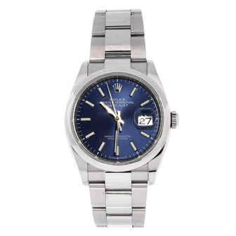 Rolex Oyster Perpetual Datejust Automatic Watch Stainless Steel 36