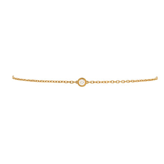 Cartier D'Amour Bracelet 18K Yellow Gold and Diamond Small