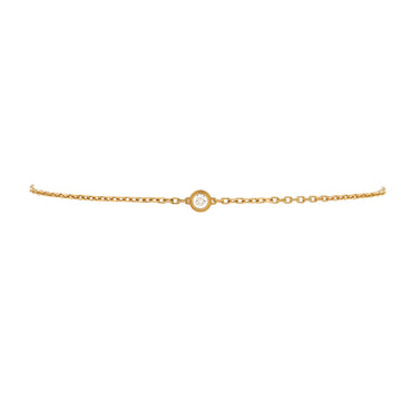 Cartier D'Amour Bracelet 18K Yellow Gold and Diamond Small