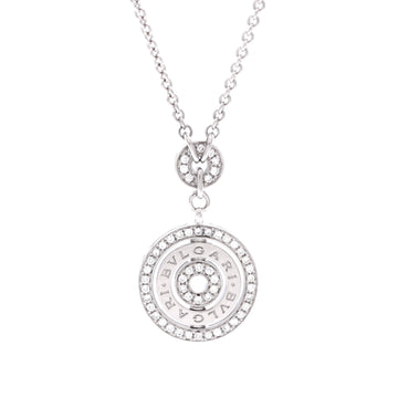 Bvlgari Cerchi Astrale Pendant Necklace 18K White Gold and Diamonds