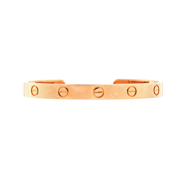 Cartier Love Cuff Bracelet 18K Rose Gold