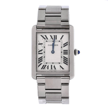Cartier Tank Solo Quartz Watch Stainless Steel 27