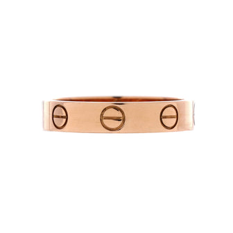 Cartier Love Wedding Band Ring 18K Rose Gold
