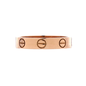 Cartier Love Wedding Band Ring 18K Rose Gold