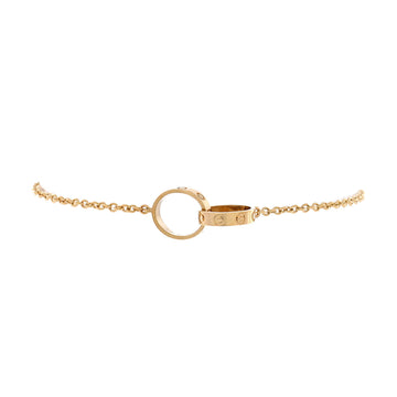 Cartier Love Interlocking Bracelet 18K Yellow Gold