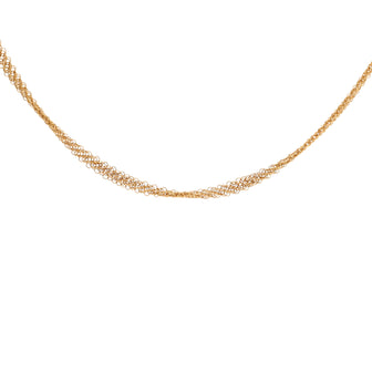 Tiffany & Co. Elsa Peretti Mesh Necklace 18K Yellow Gold 30"