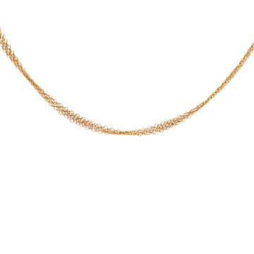 Tiffany & Co. Elsa Peretti Mesh Necklace 18K Yellow Gold 30"